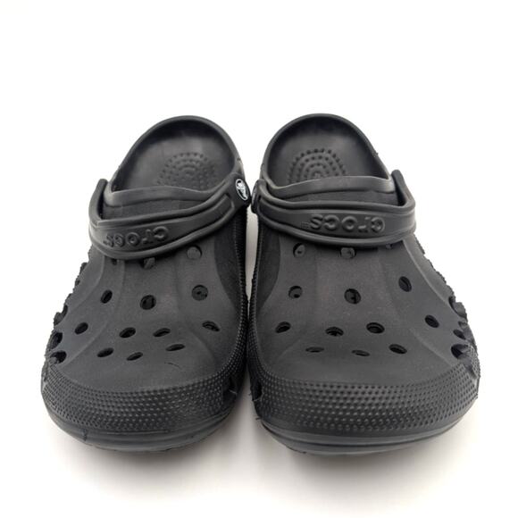 Crocs Baya Clog Classic Slip-On Shoes Closed Toe Black Kids' Size US13 EU31 - Picture 2 of 8